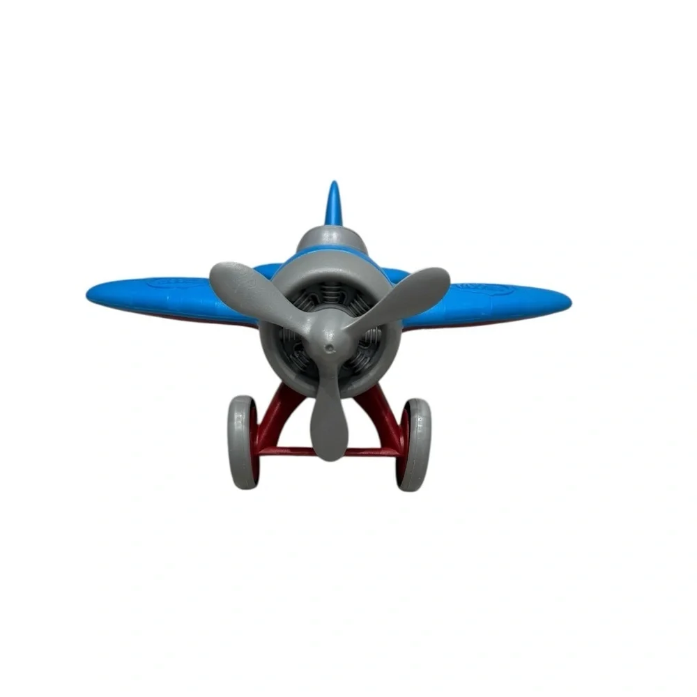 Green Toys: Red & Blue Airplane Toy Made From 100% Plastic